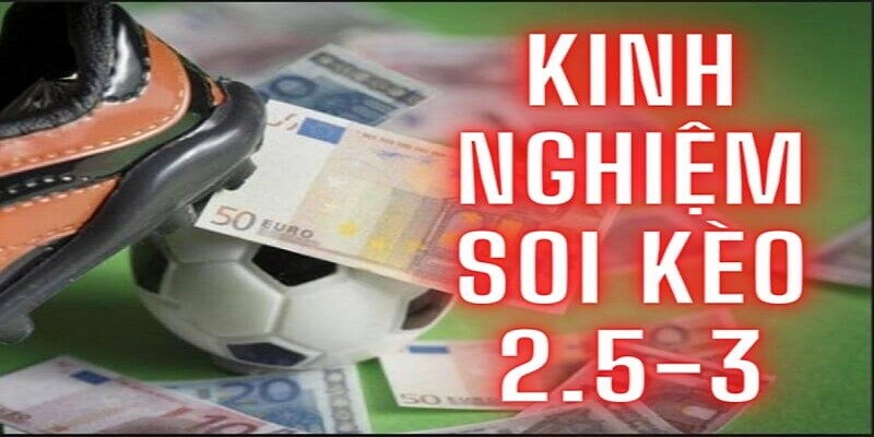 Cần có kinh nghiệm nào khi chơi kèo tài xỉu 2.5-3?